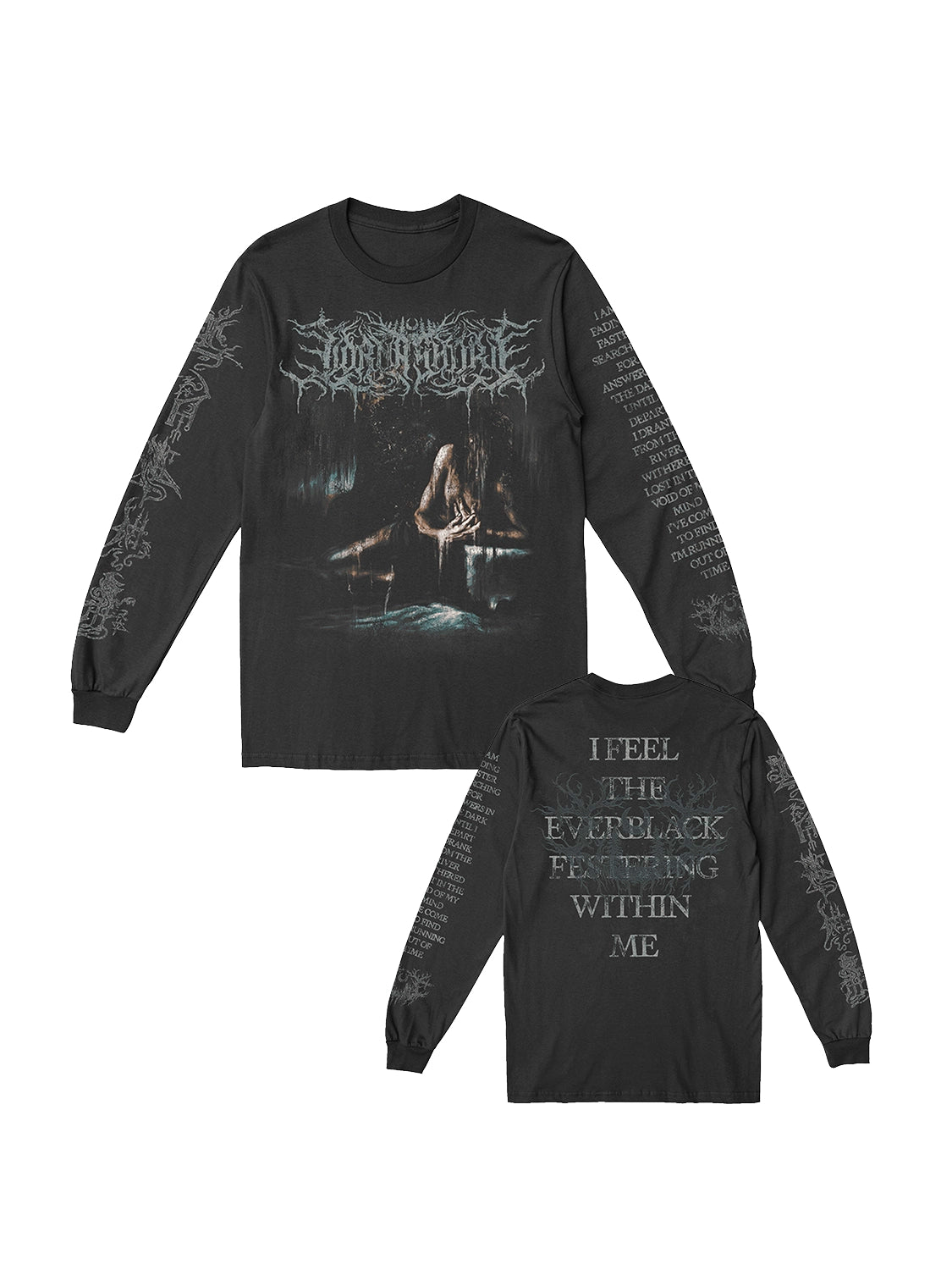 IFTEFWM COVER - Black long T-shirt