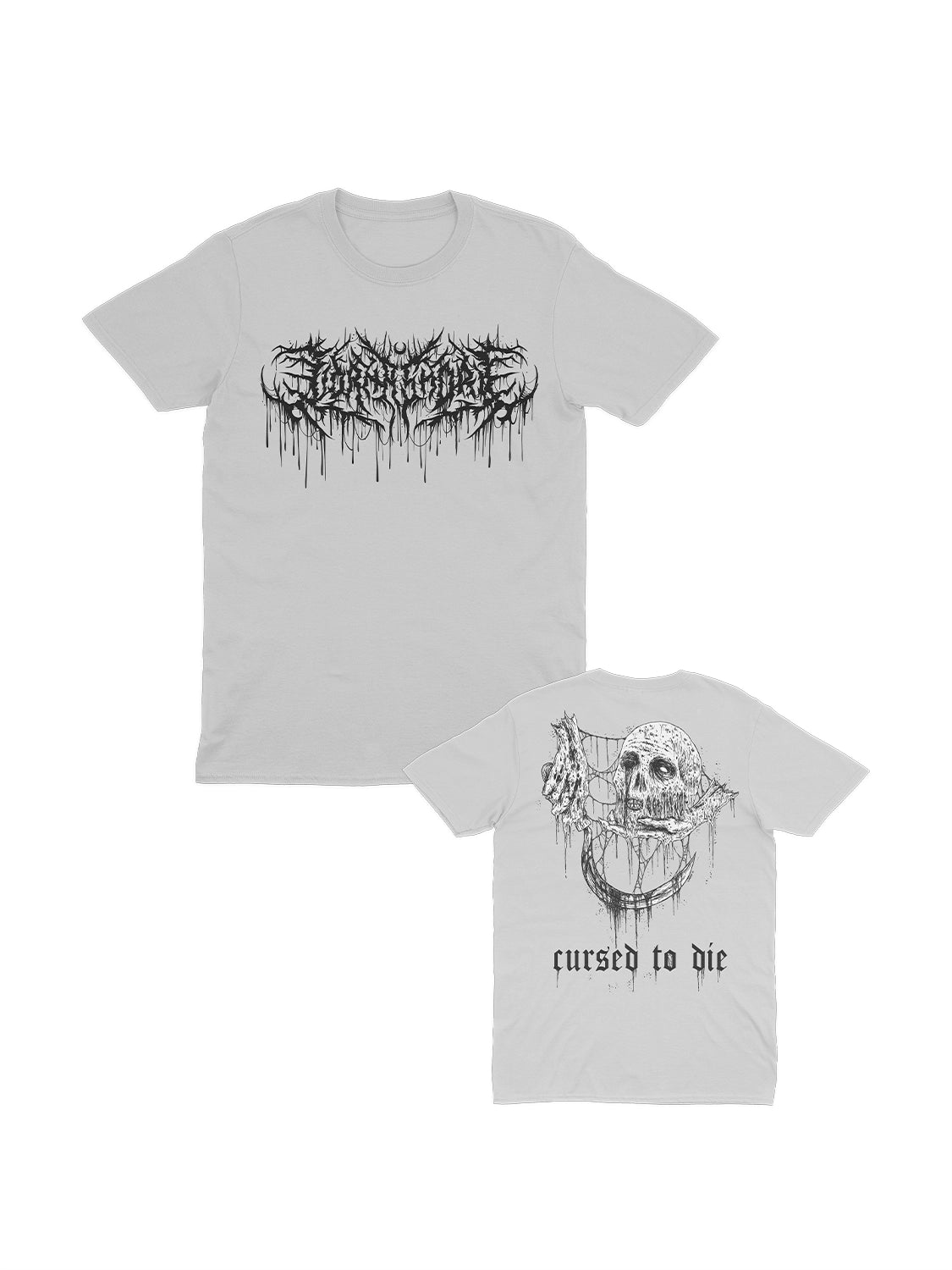 CURSED - Light Grey T-Shirt