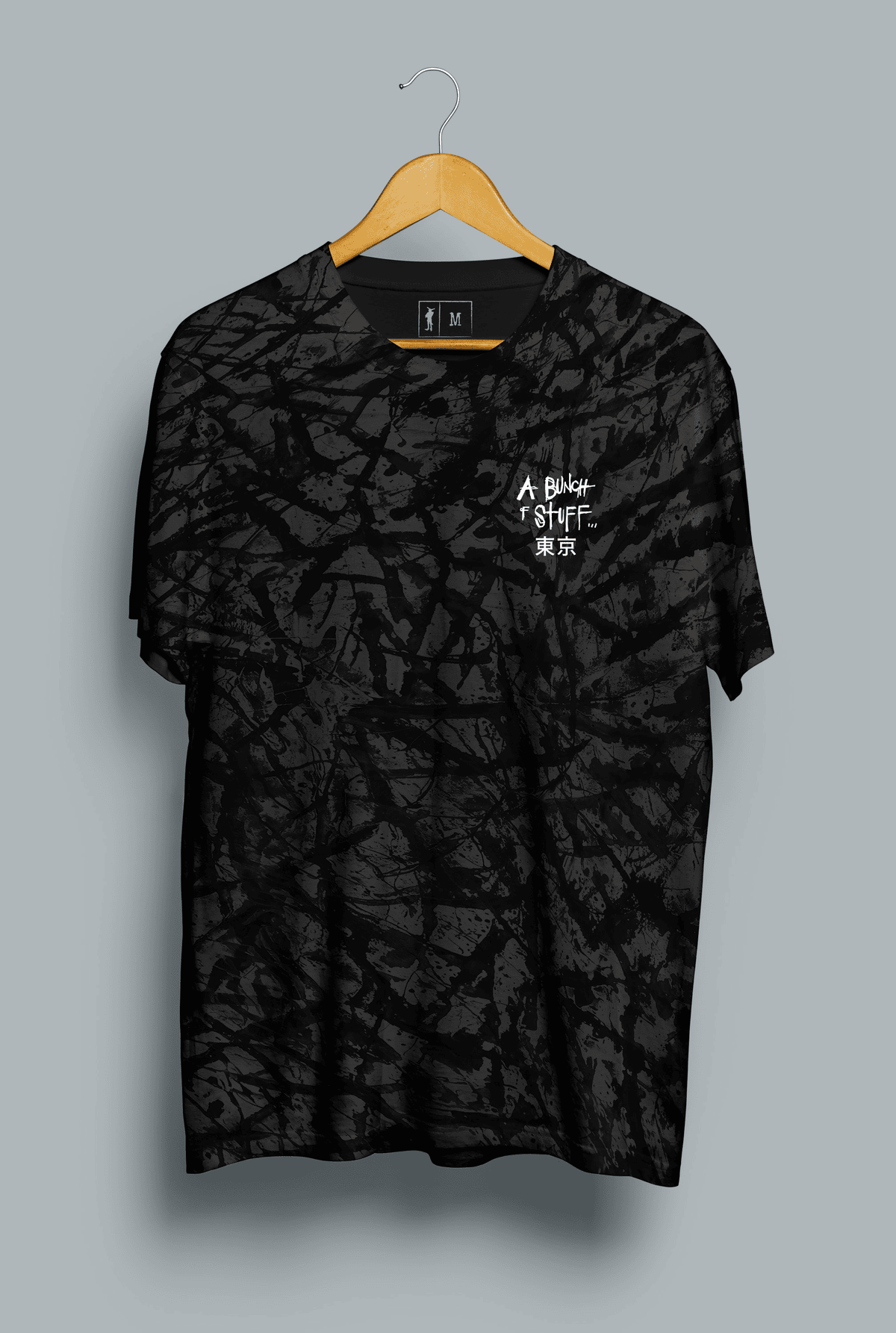 ABOS LOGO TOKYO LIMITED - Vintage Black T-shirt