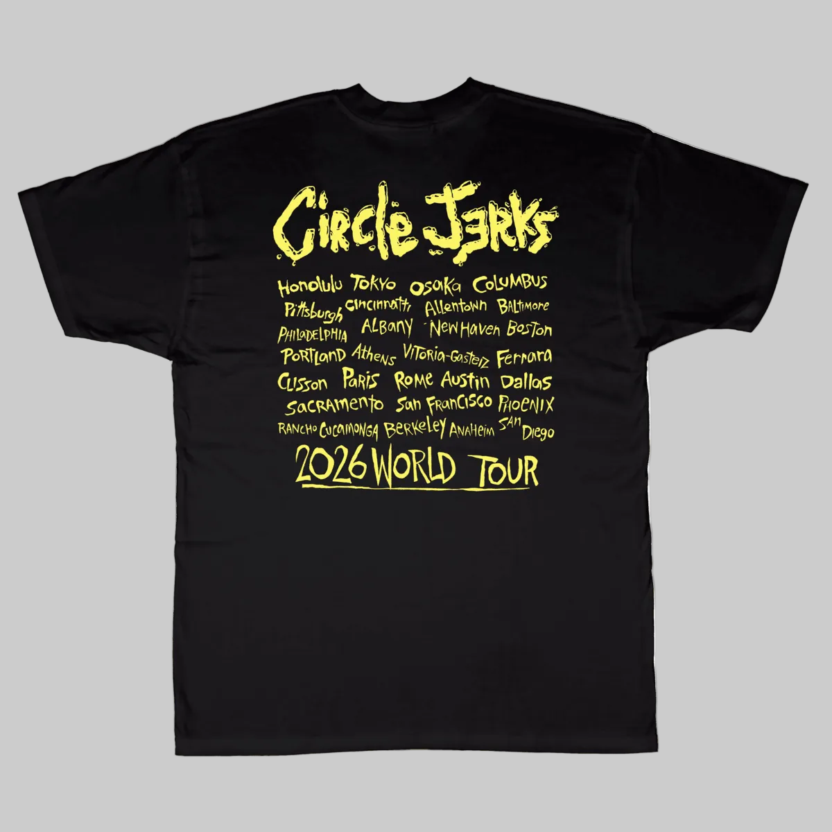 Circle Jerks - Apparel Circle Jerks - Apparel