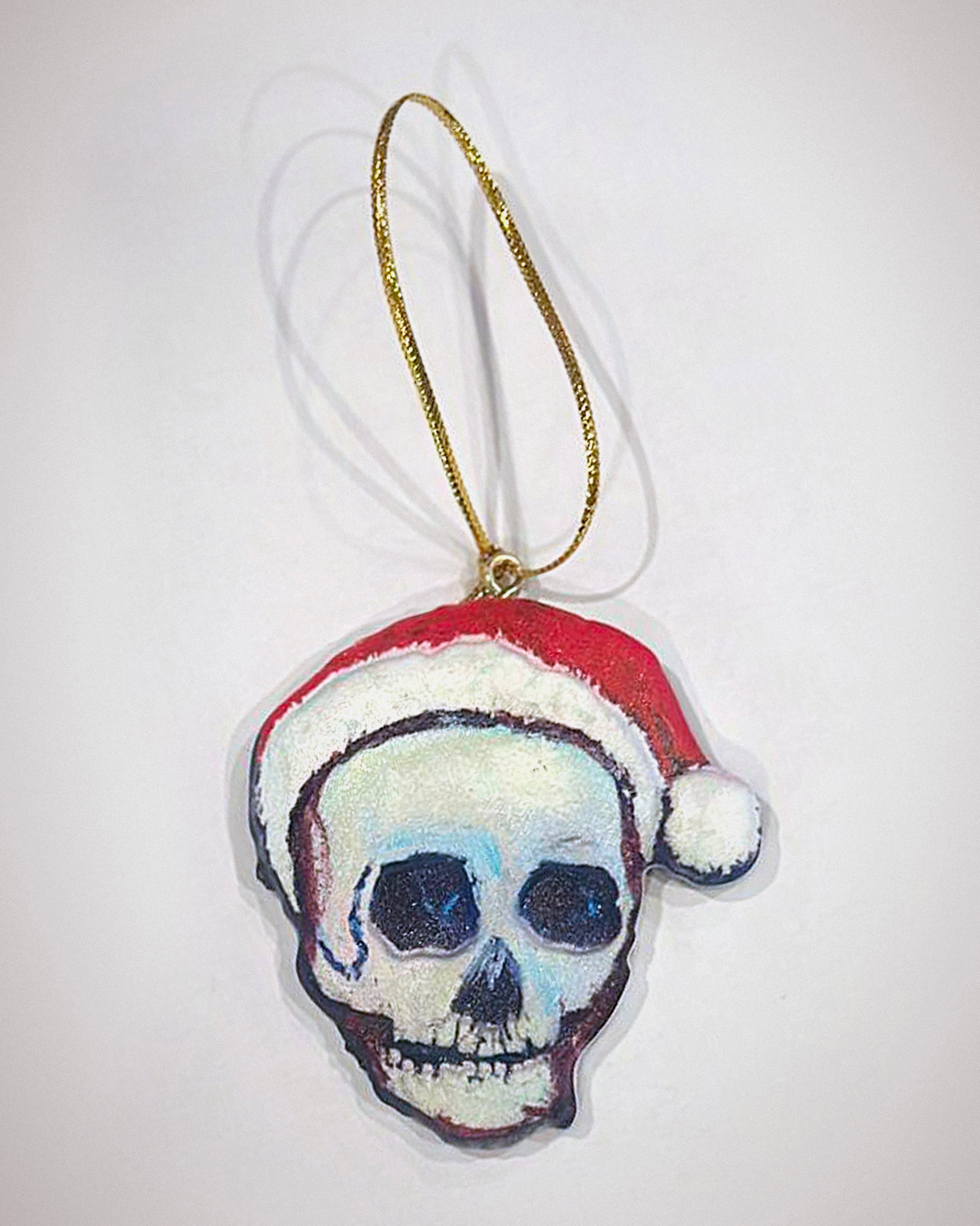 Skelly Santa - Christmas Ornament